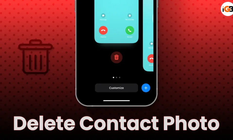 How to Delete Contact Photo on iPhone