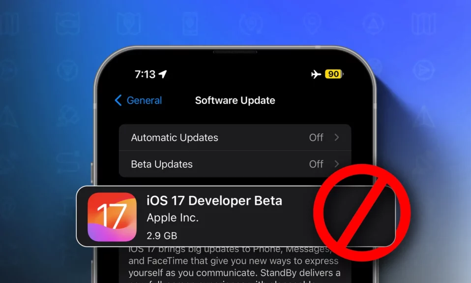How To Stop iPhone Update on iPhone