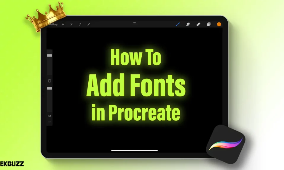 How to Add Fonts to Procreate
